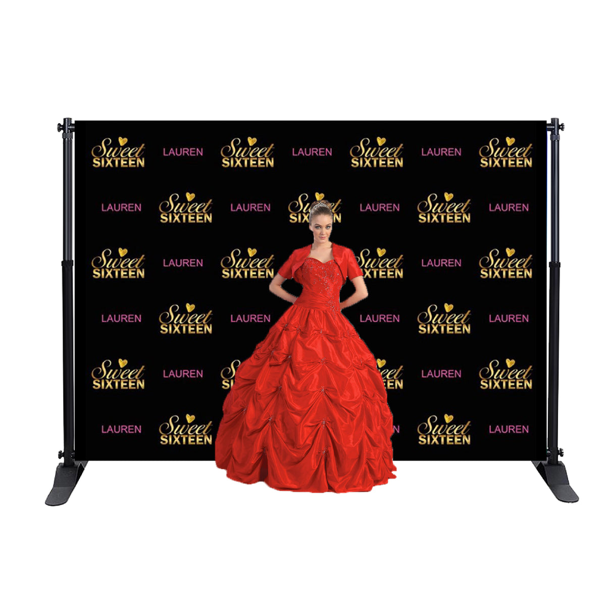 Step and Repeat Backdrop – product view 1