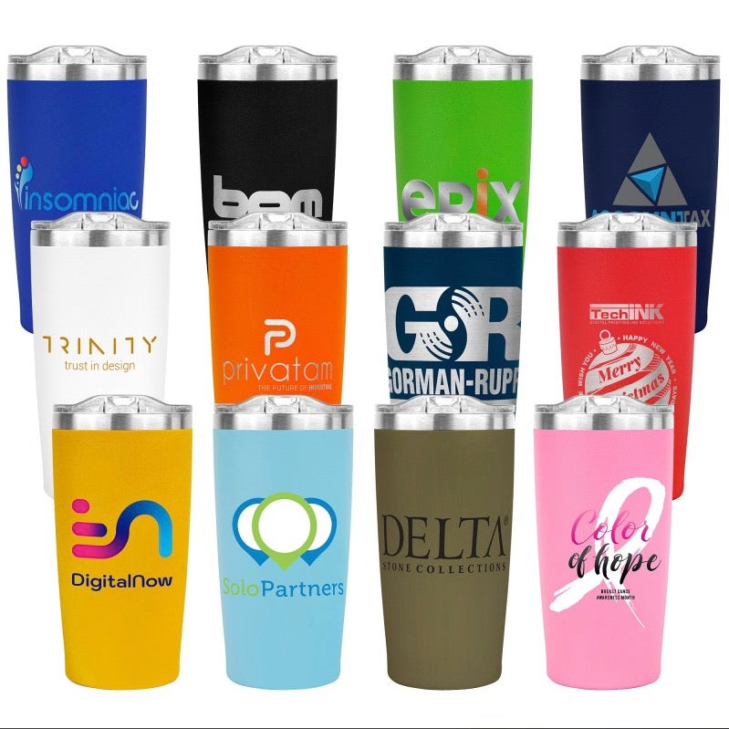 Vacuum Insulated 20oz Tumbler with Personalization – product view 1