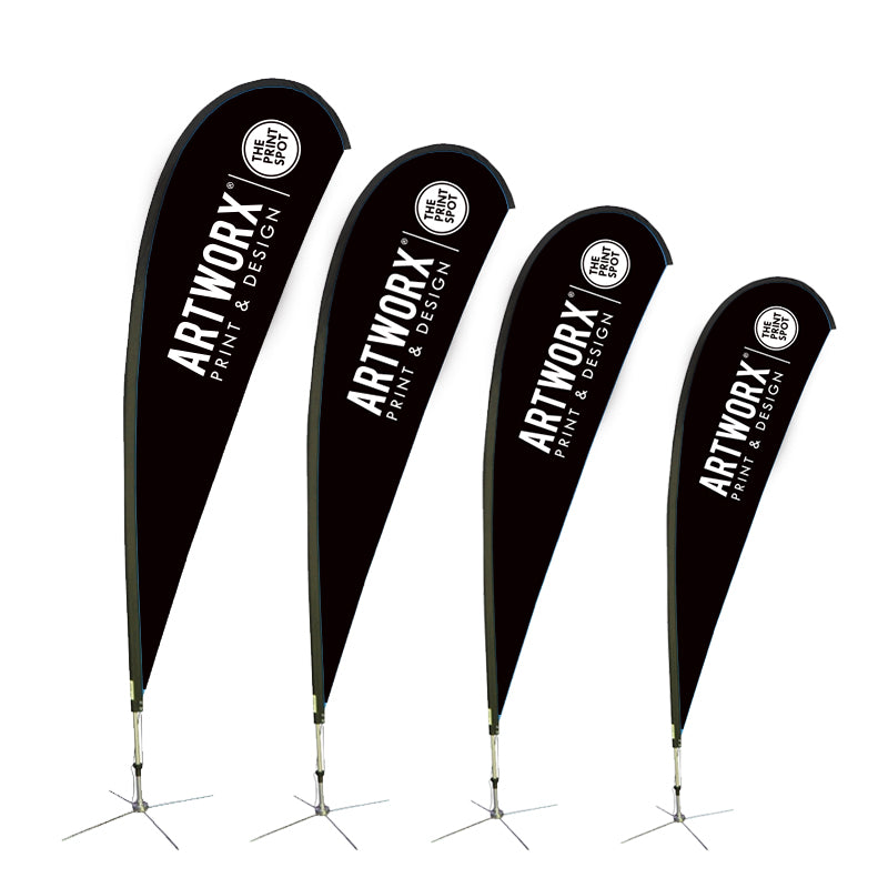 Teardrop Flag – product view 1