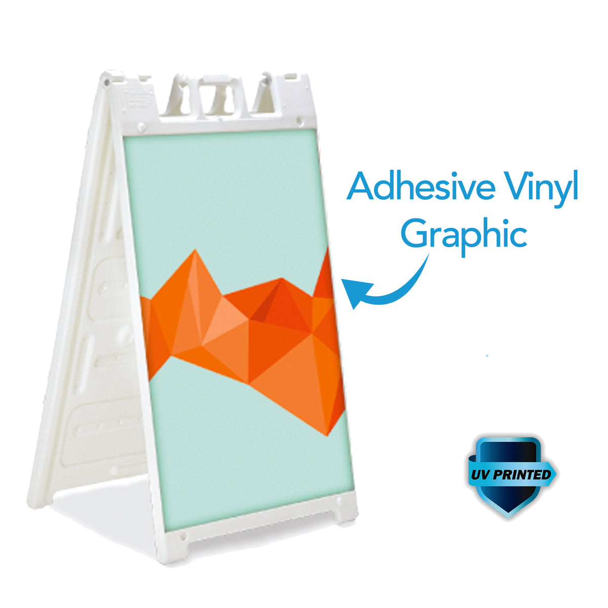 Standard White A-Frame Sign – Artworx Print