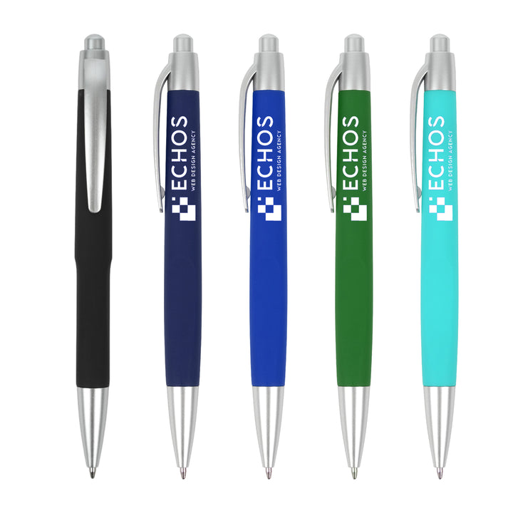 1.0mm Midpoint Comfort Grip Ballpoint Pen With Black/Blue Ink