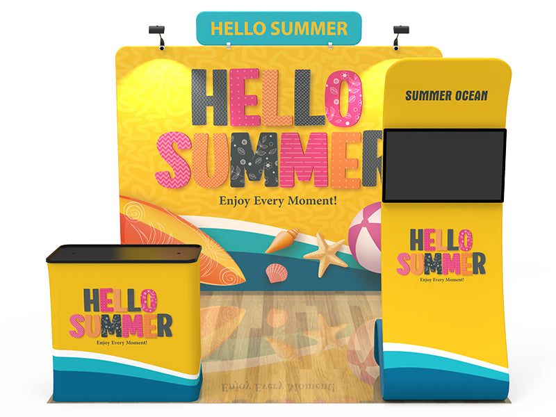 10x10 Custom Booth 25 – product view 1