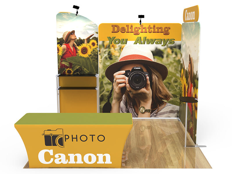 10x10 Custom Booth U – product view 1