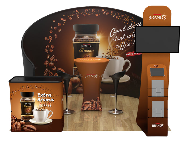 10x10 Custom Booth K – product view 1