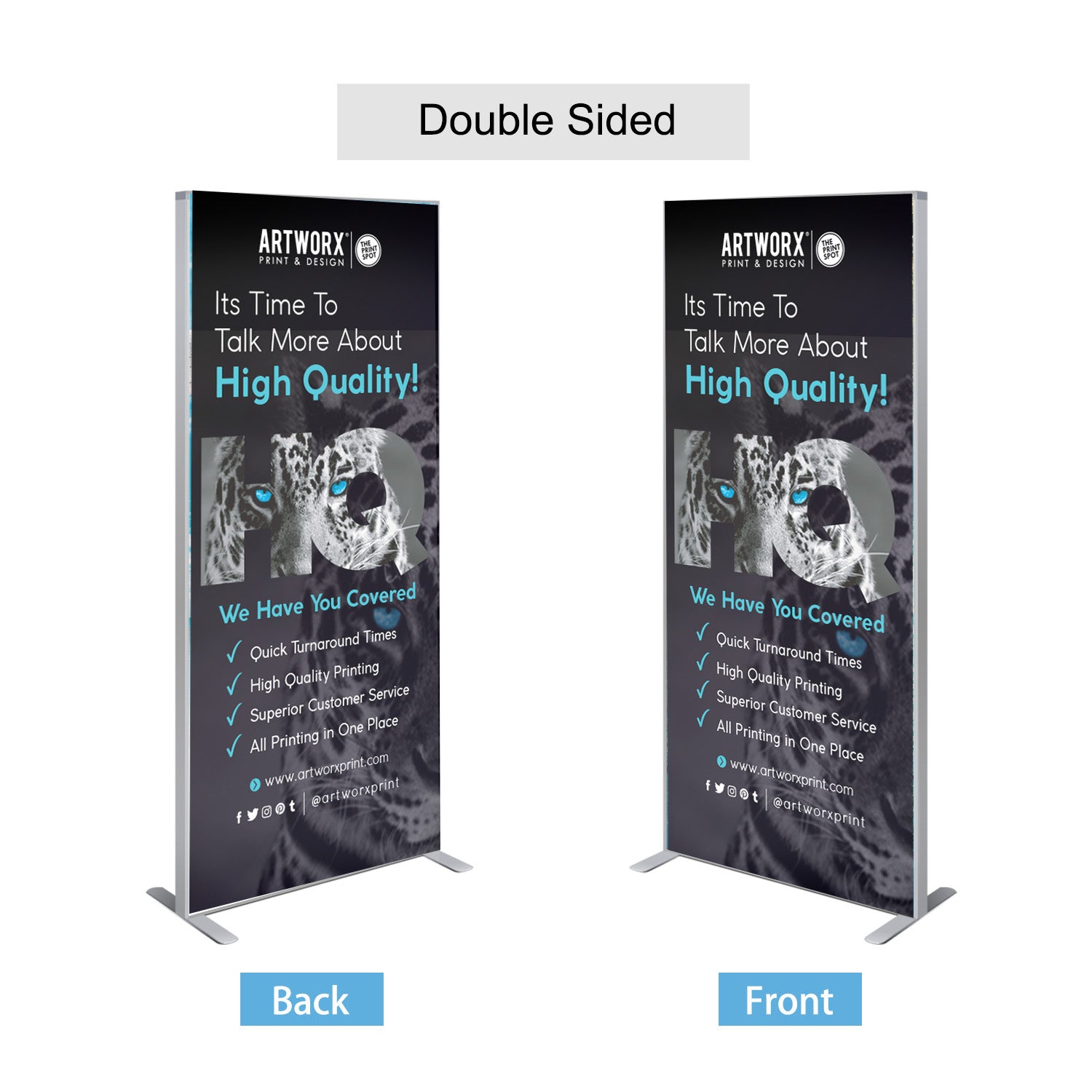 3ft Backlit Fabric Stand
