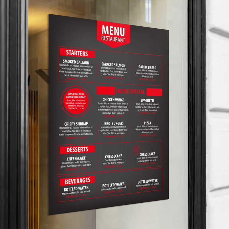 Premium repositionable window cling