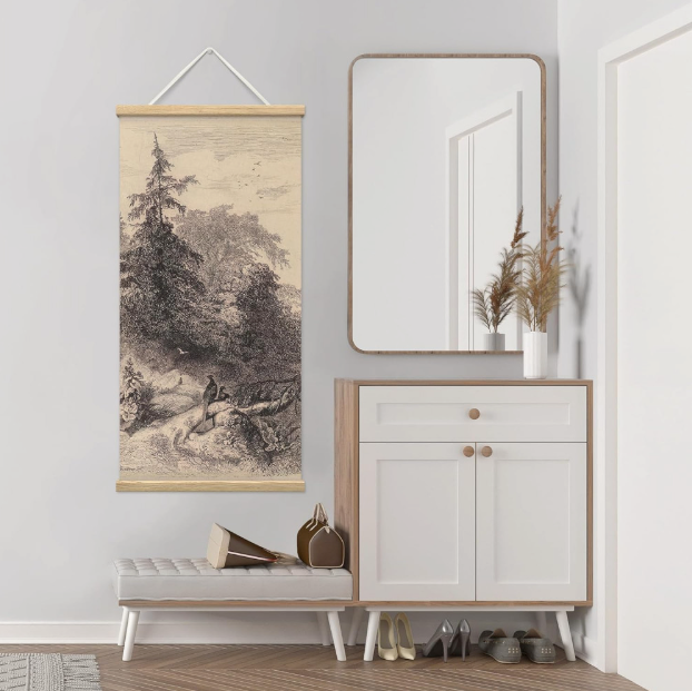 Magnetic Wood Frame Hanger – product view 1