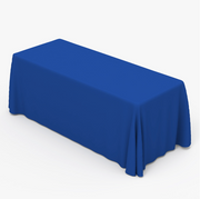 6ft or 8ft Solid Color Throw with No Print – product view 2
