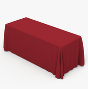 6ft or 8ft Solid Color Throw with No Print – product view 3