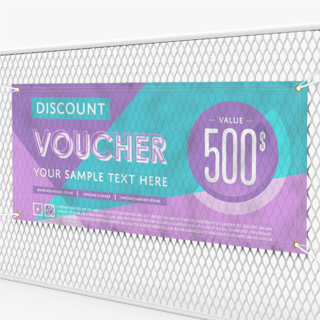 Outdoor Mesh Banners – product view 1