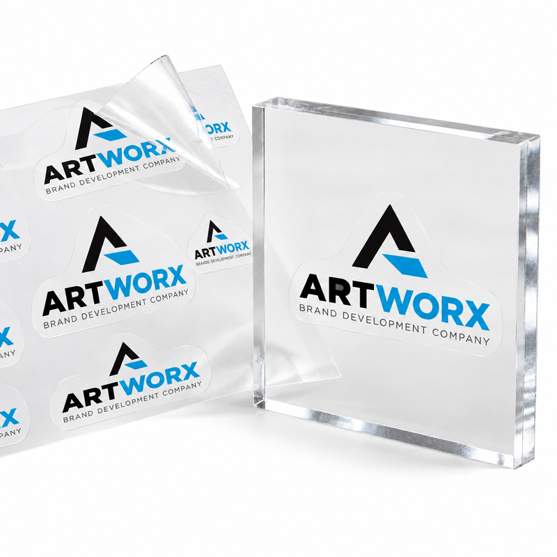 Clear Stickers – product view 1