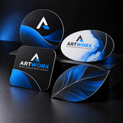 Artworx custom shape business cards