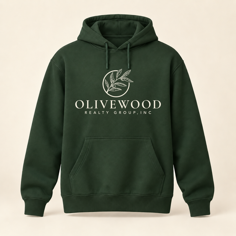 Olivewood Realty official logo hoodie