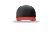 Richardson 632 Black/Black/Red – front view