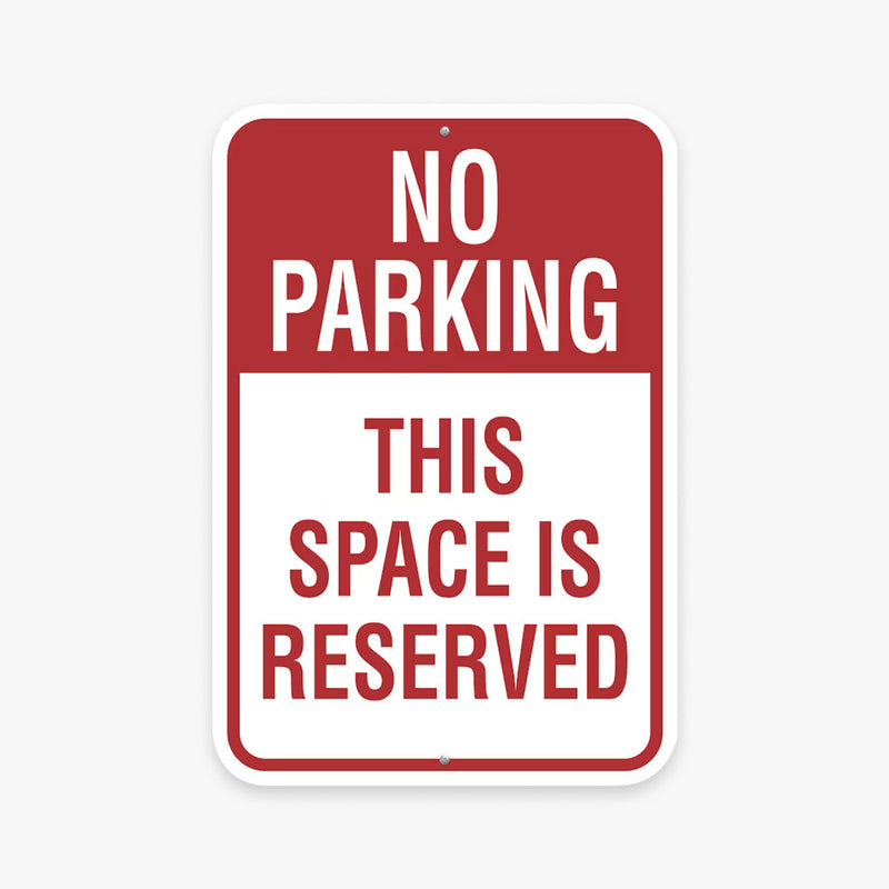 Custom printed solid aluminum sign