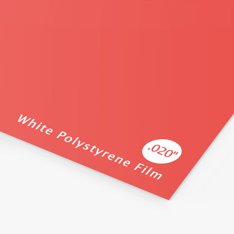 Custom printed styrene sign