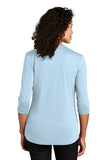 LK750 Port Authority ® Ladies UV Choice Pique Henley