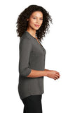 LK750 Port Authority ® Ladies UV Choice Pique Henley