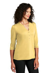 LK750 Port Authority ® Ladies UV Choice Pique Henley