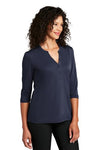 LK750 Port Authority ® Ladies UV Choice Pique Henley