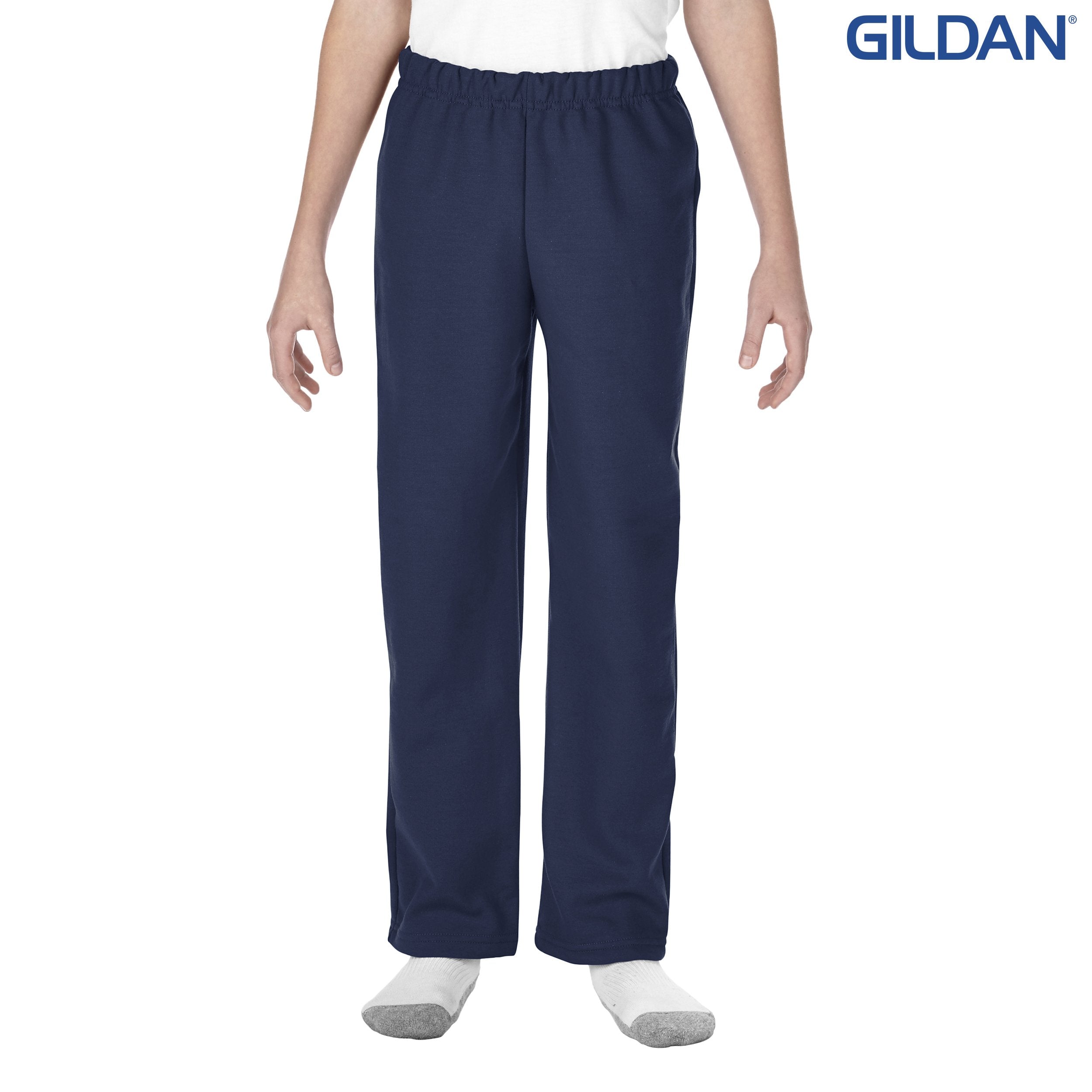Gildan Heavy Blend Youth Open Bottom Sweatpants