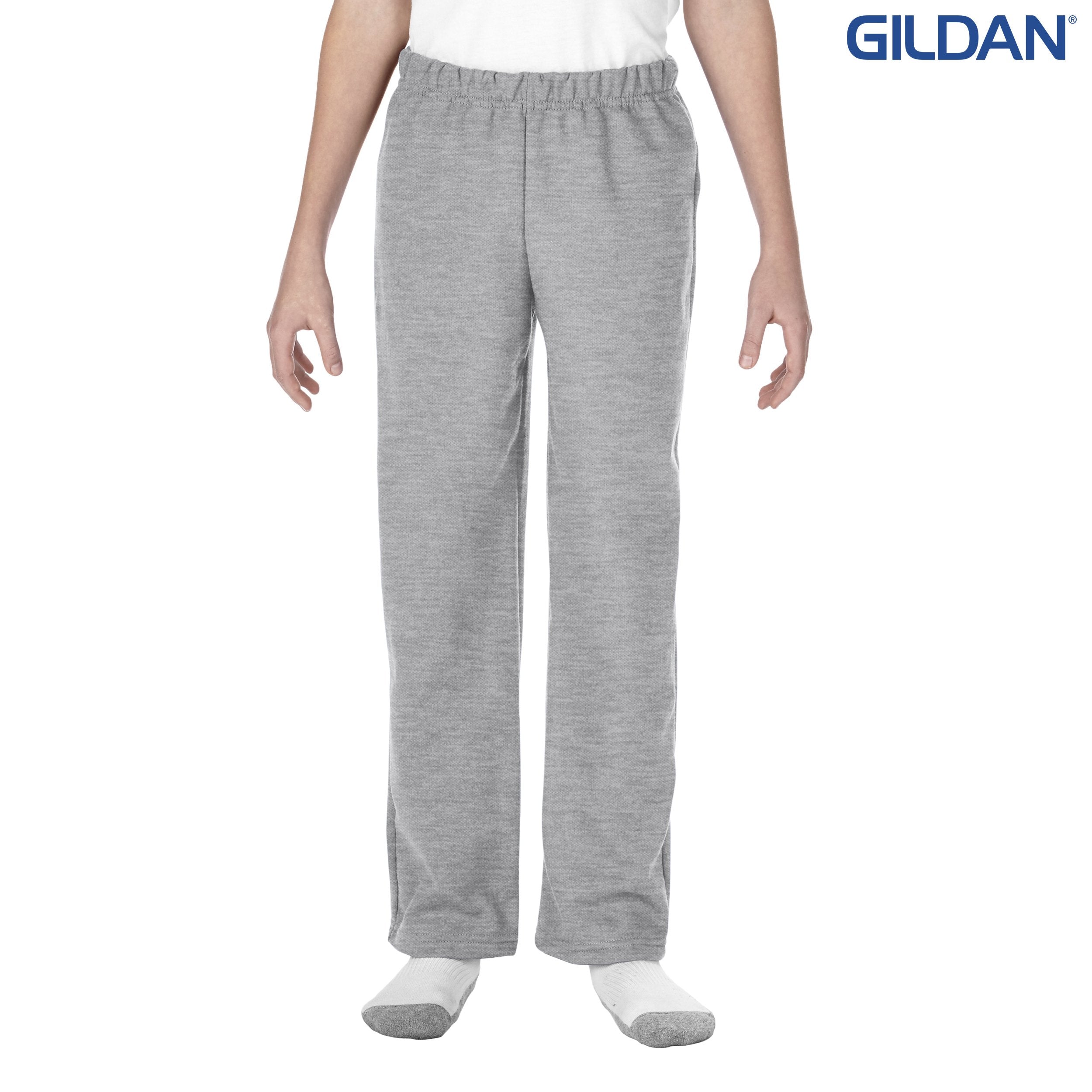 Gildan Heavy Blend Youth Open Bottom Sweatpants