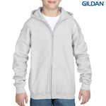 Gildan Heavy Blend Youth Full Zip Hooded Sweatshirt