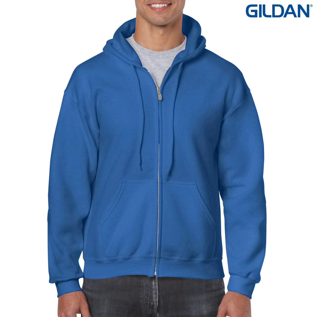 Gildan Heavy Blend Adult Full Zip Hooded Sweatshirt – product view 7