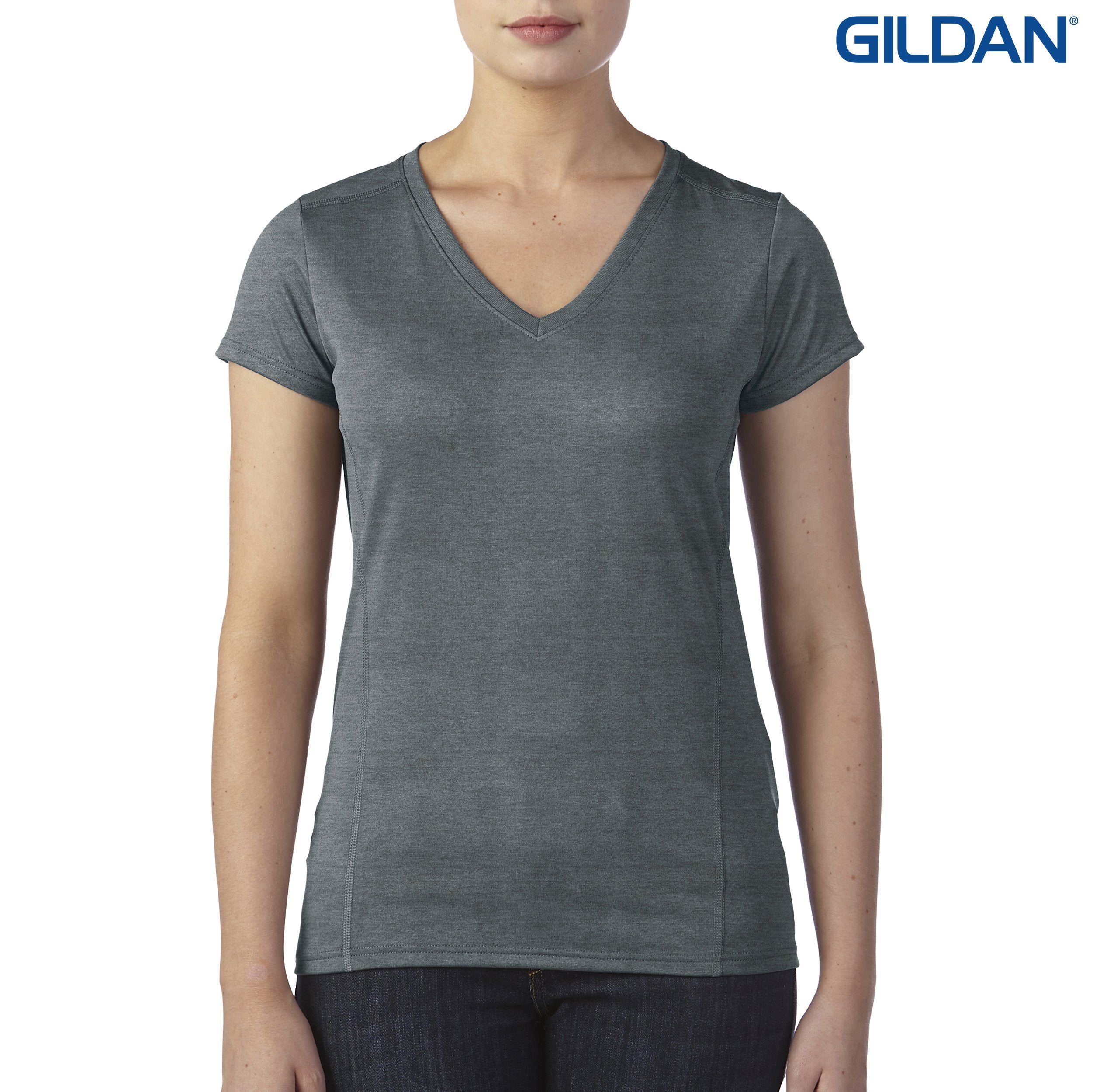 Gildan Performance Ladies’ V-Neck Tech T-Shirt