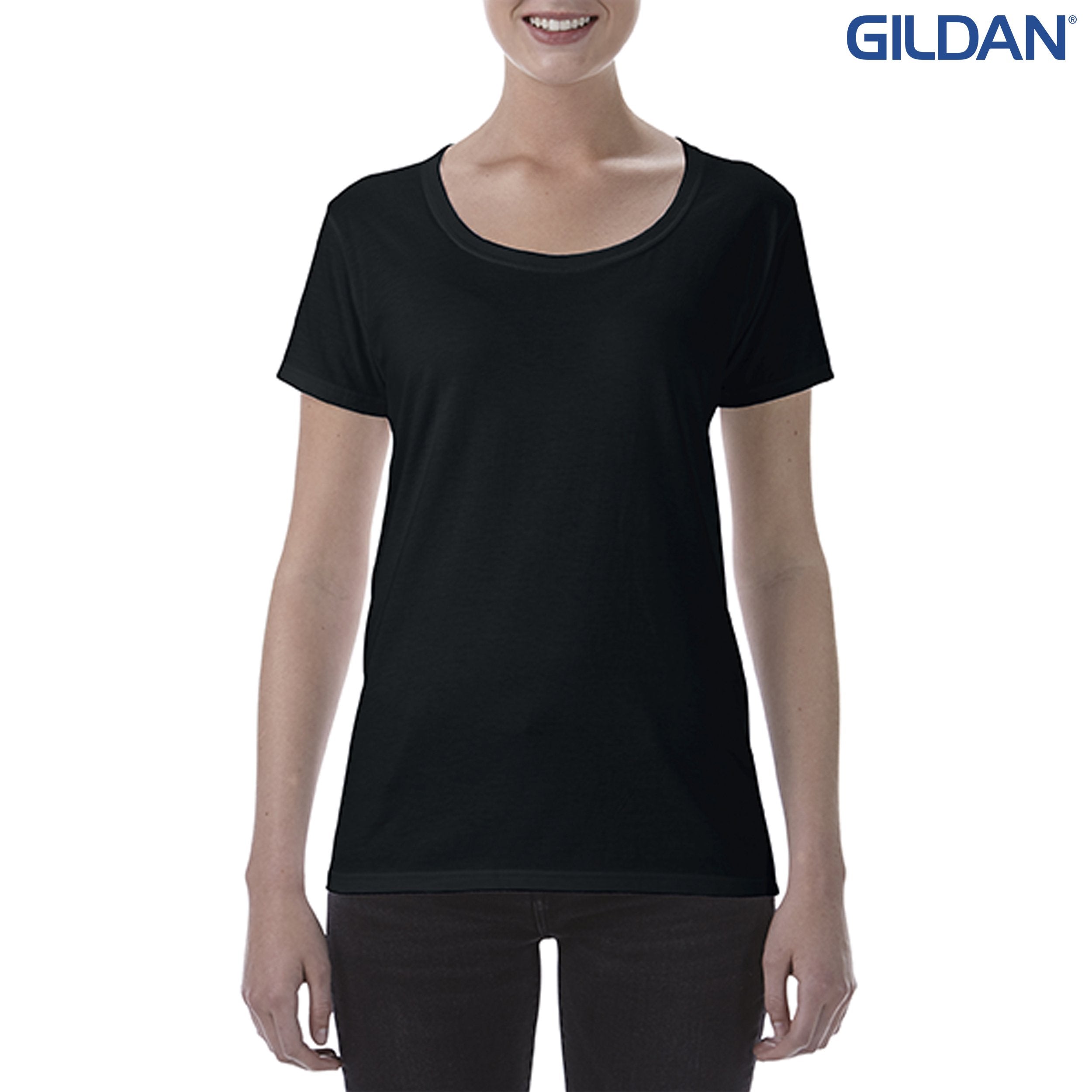 64550L Gildan Softstyle Ladies’ Deep Scoop T-Shirt