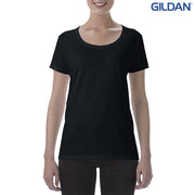 64550L Gildan Softstyle Ladies’ Deep Scoop T-Shirt – product view 2