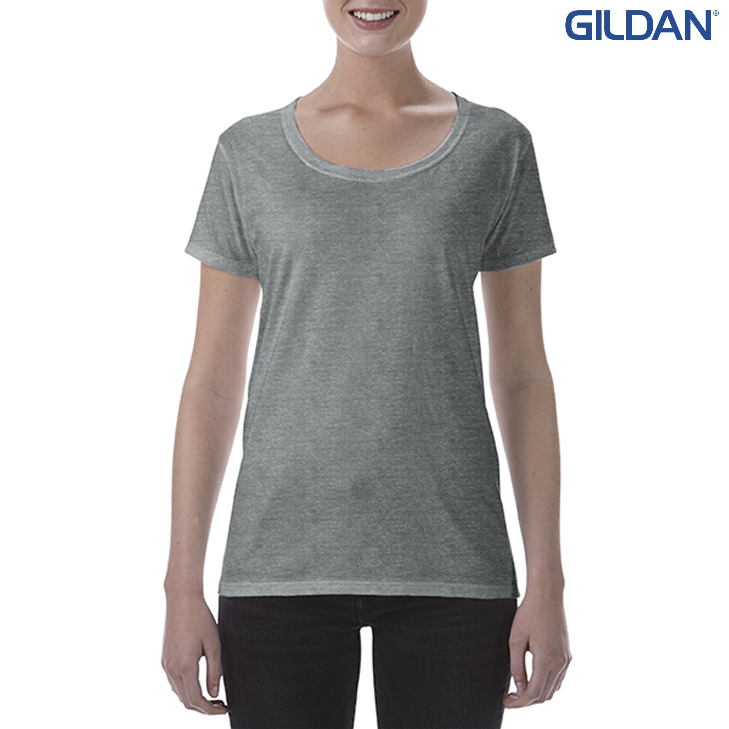 64550L Gildan Softstyle Ladies’ Deep Scoop T-Shirt