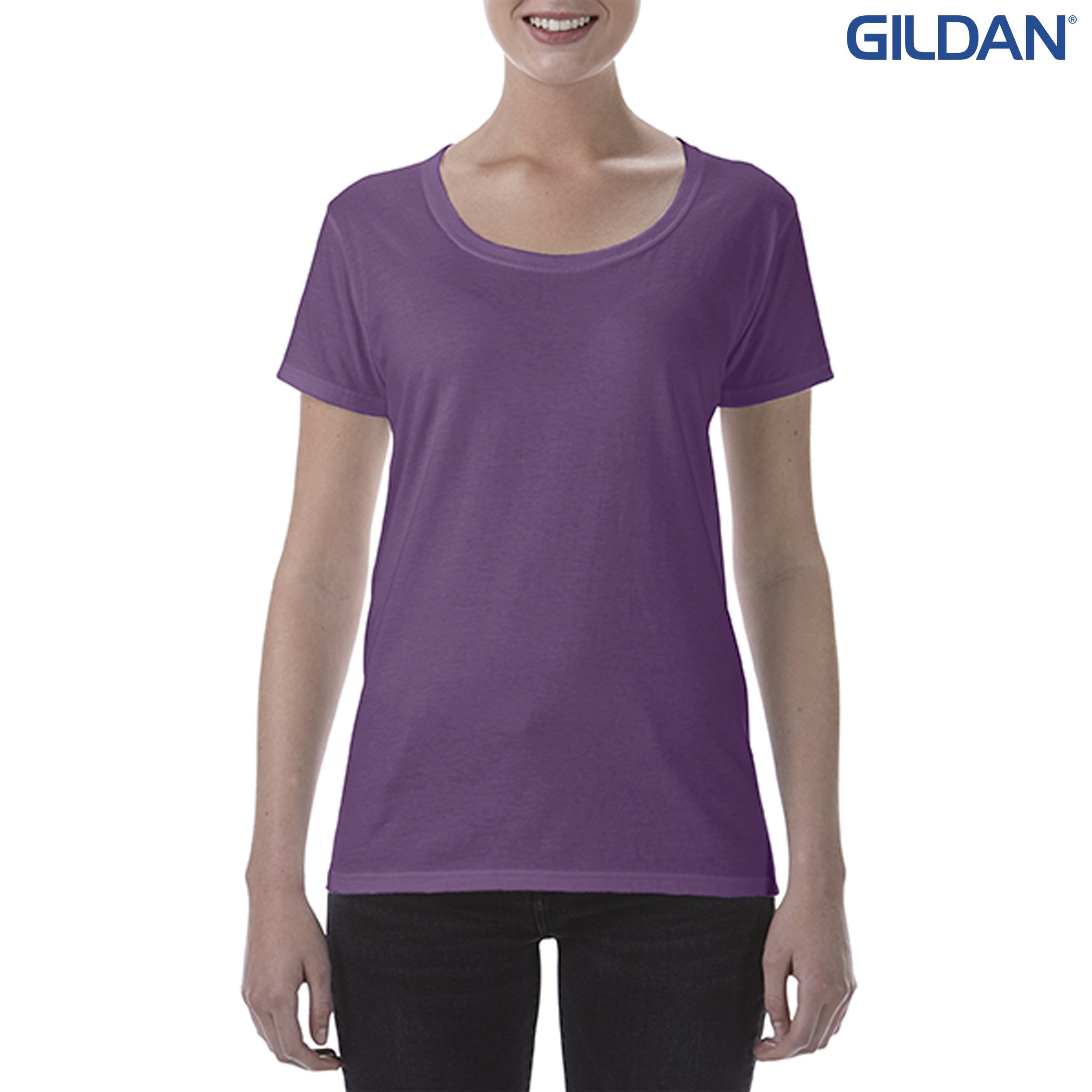 64550L Gildan Softstyle Ladies’ Deep Scoop T-Shirt