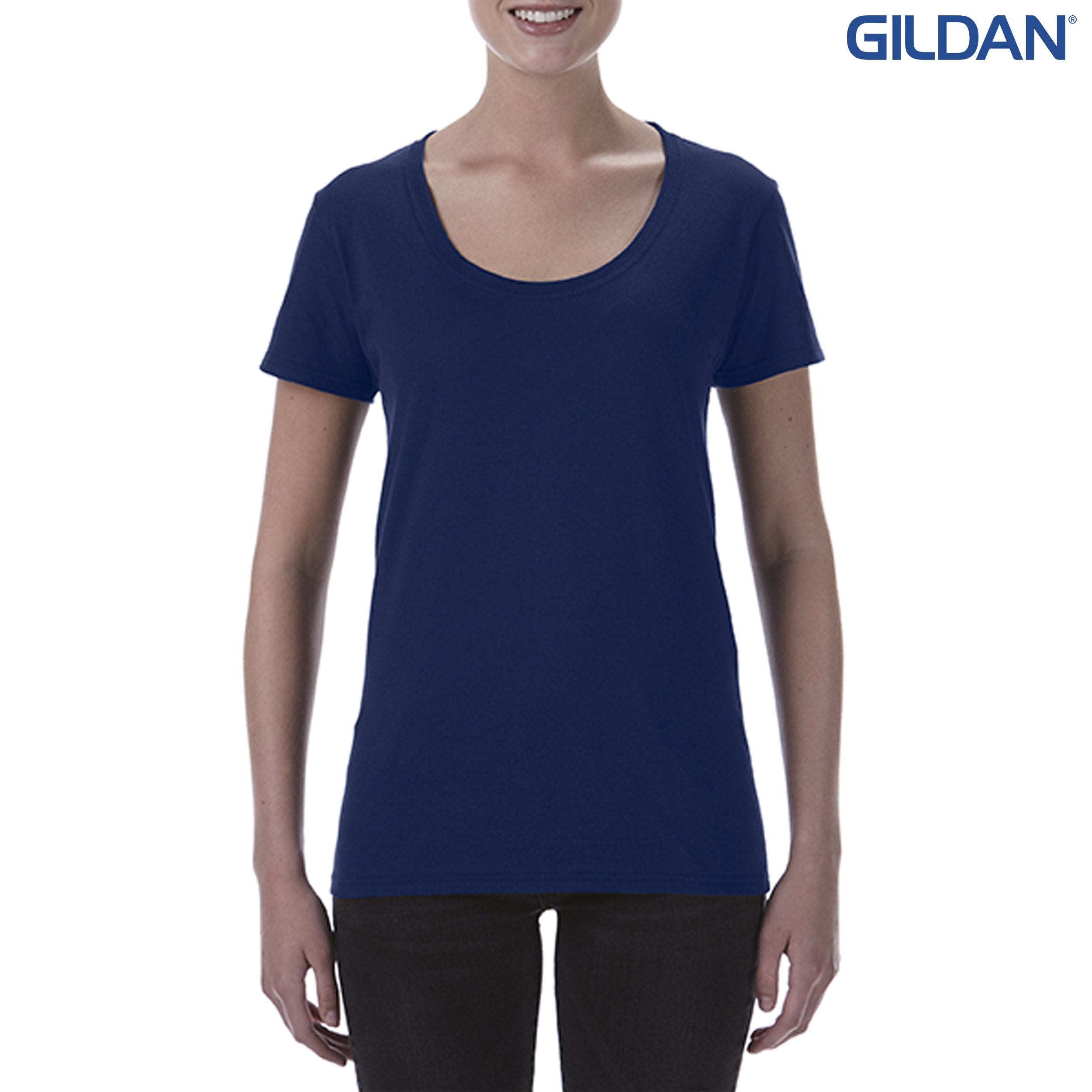 64550L Gildan Softstyle Ladies’ Deep Scoop T-Shirt