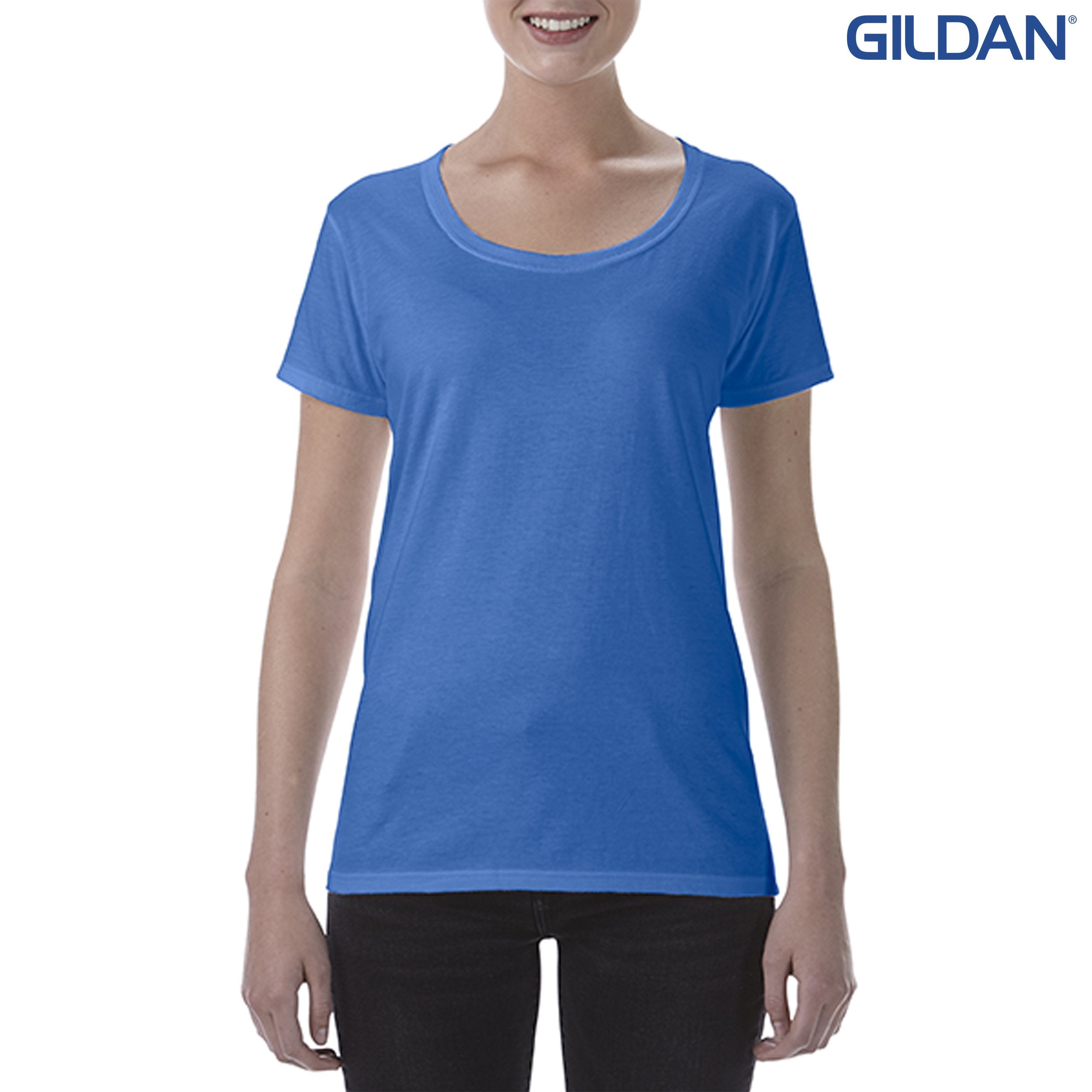 64550L Gildan Softstyle Ladies’ Deep Scoop T-Shirt