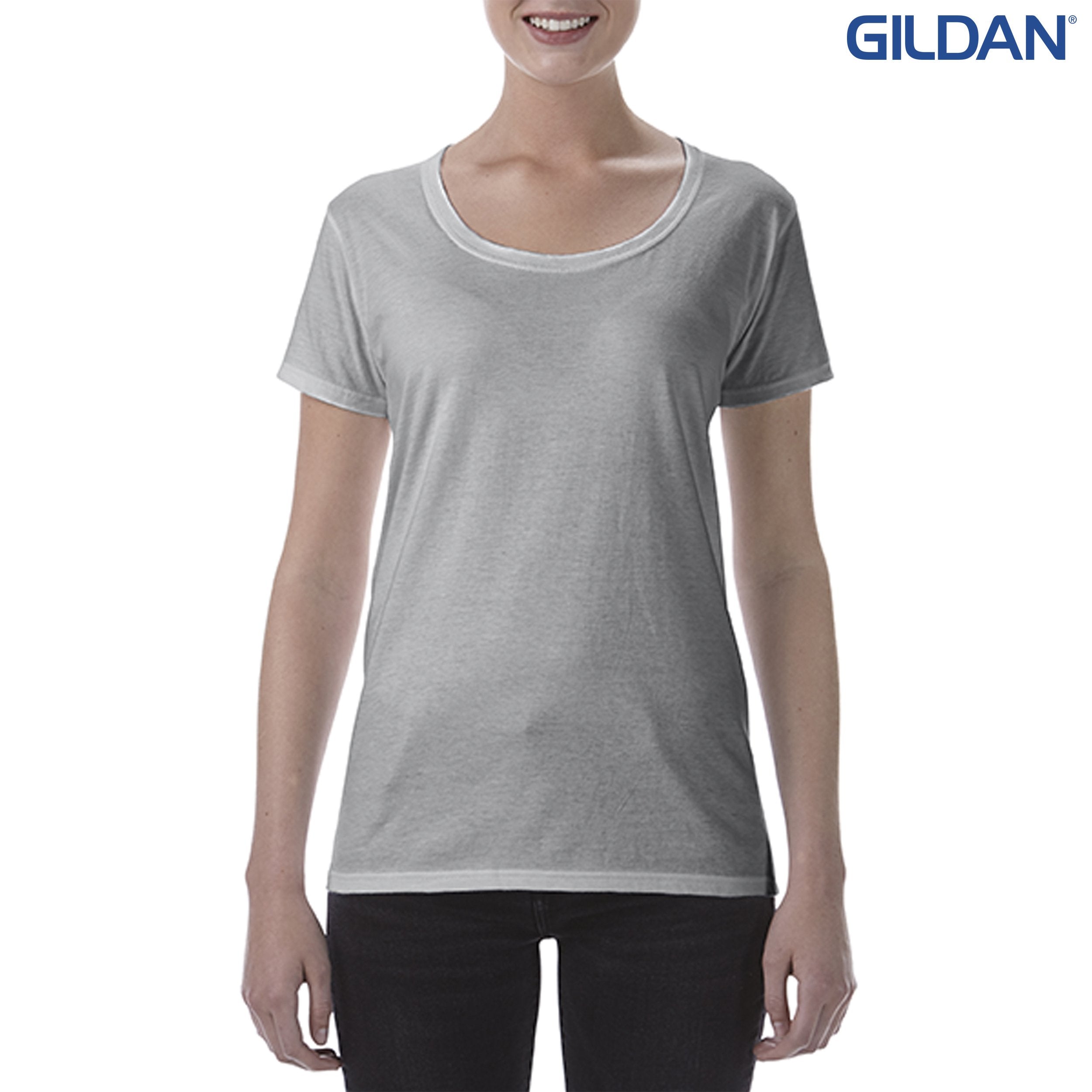 64550L Gildan Softstyle Ladies’ Deep Scoop T-Shirt
