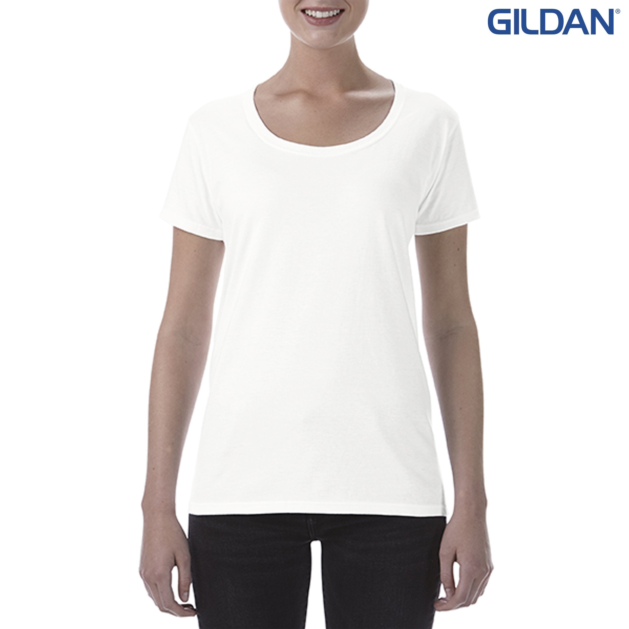64550L Gildan Softstyle Ladies’ Deep Scoop T-Shirt