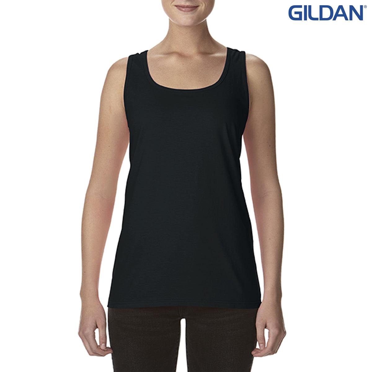 645R2L Gildan Softstyle Ladies’ Racerback Tank – product view 1