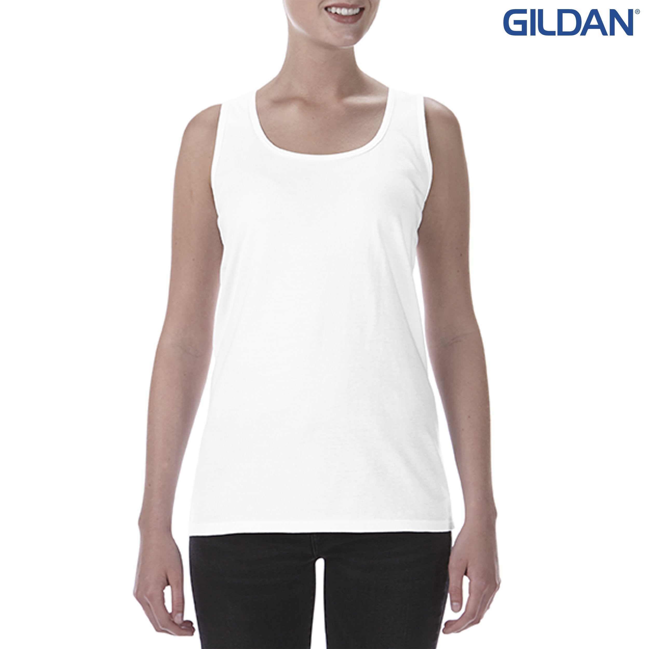645R2L Gildan Softstyle Ladies’ Racerback Tank