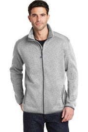 F232 Port Authority® Sweater Fleece Jacket – product view 4