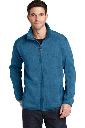 F232 Port Authority® Sweater Fleece Jacket