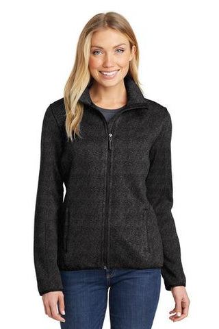 L232 Port Authority® Ladies Sweater Fleece Jacket