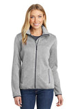 L232 Port Authority® Ladies Sweater Fleece Jacket