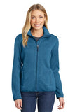 L232 Port Authority® Ladies Sweater Fleece Jacket