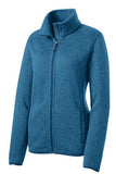 L232 Port Authority® Ladies Sweater Fleece Jacket