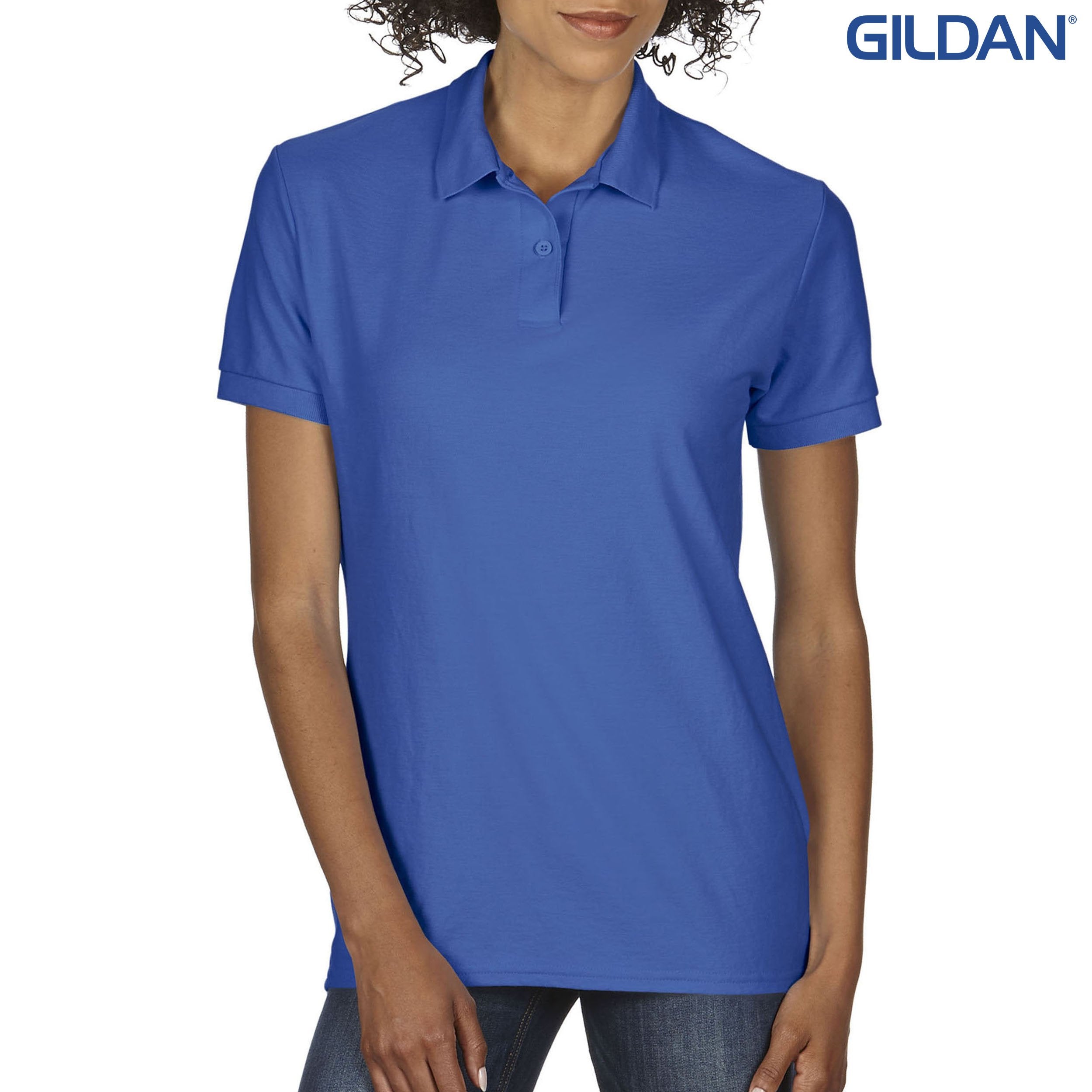 72800L Gildan DryBlend Ladies’ Double Pique Sport Shirt