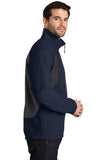 J336 Port Authority® Back-Block Soft Shell Jacket