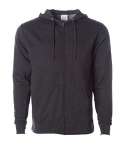 Lightweight Zip Hooded Sweatshirt – product view 3