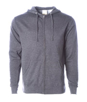Lightweight Zip Hooded Sweatshirt – product view 4