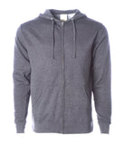 Lightweight Zip Hooded Sweatshirt